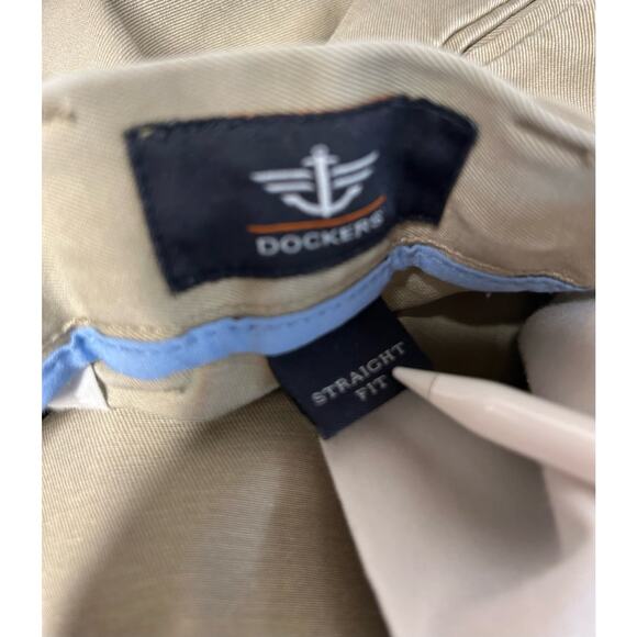 Dockers Men's Casual Flat Front Tan/Khaki Pant 38 x 32 - Picture 9 of 9